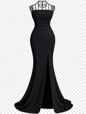 NWT: Women's- Size XS. Windsor Black Strapless Formal Gown